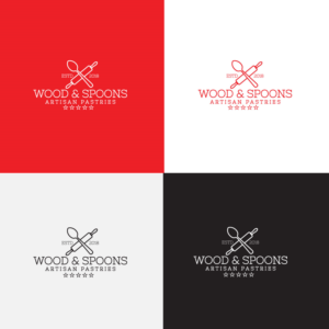 Wood & Spoons Artisan Pastries | Logo Design by sankar999