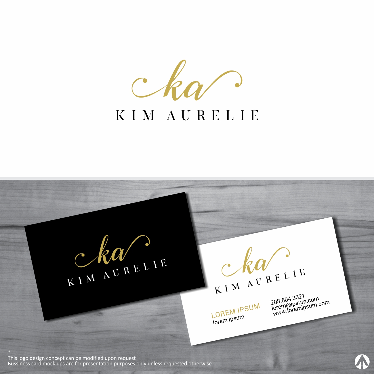 Diseño de Logo por MBARO para Kim Aurelie | Diseño #18283413