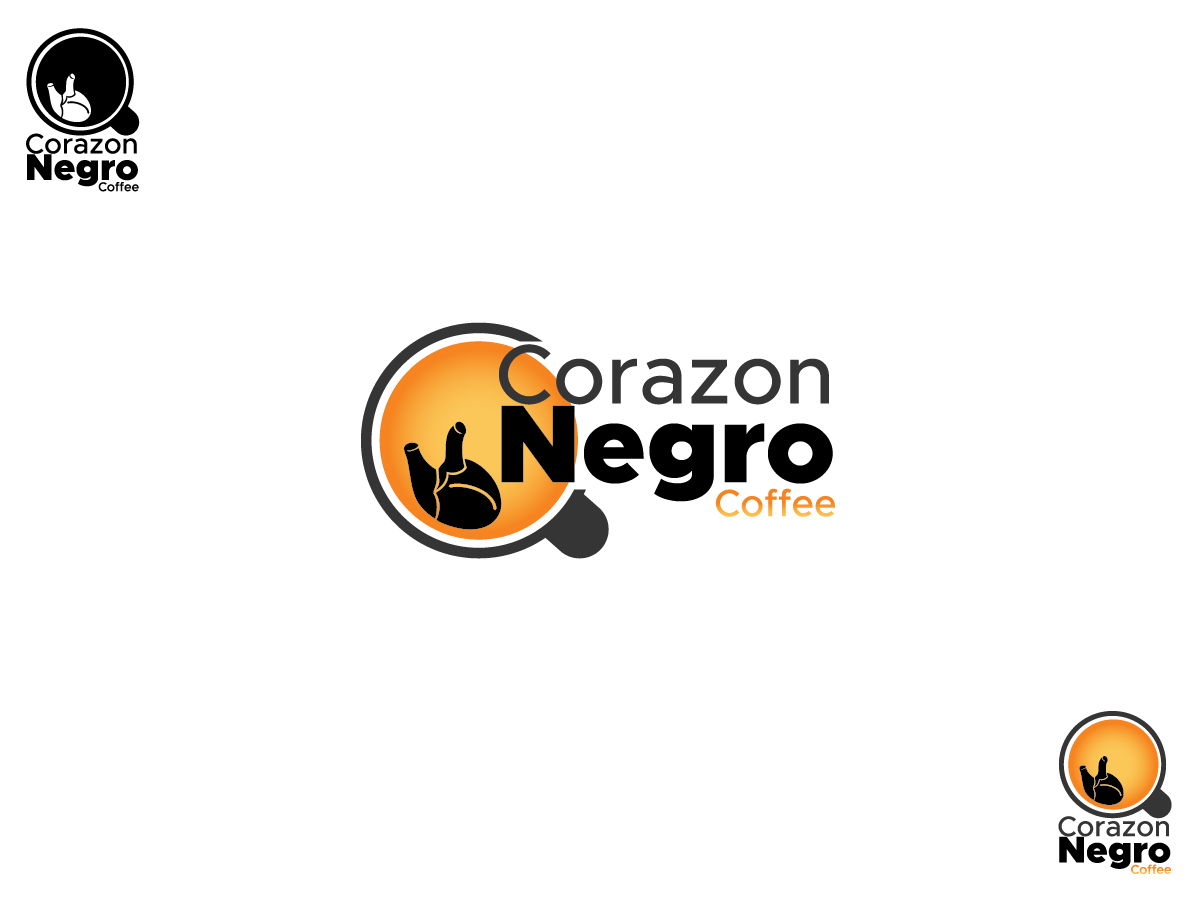 Logo-Design von Matea für Corazon Negro Coffee | Design #18282633