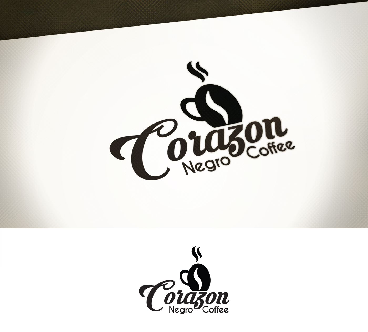 Logo Design by Impressive Solutions for Corazon Negro Coffee | Design #18282391