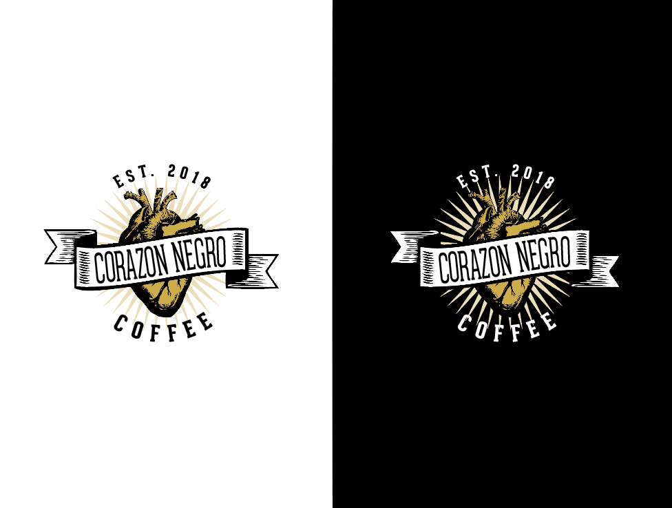 Logo-Design von wonderland für Corazon Negro Coffee | Design #18285516