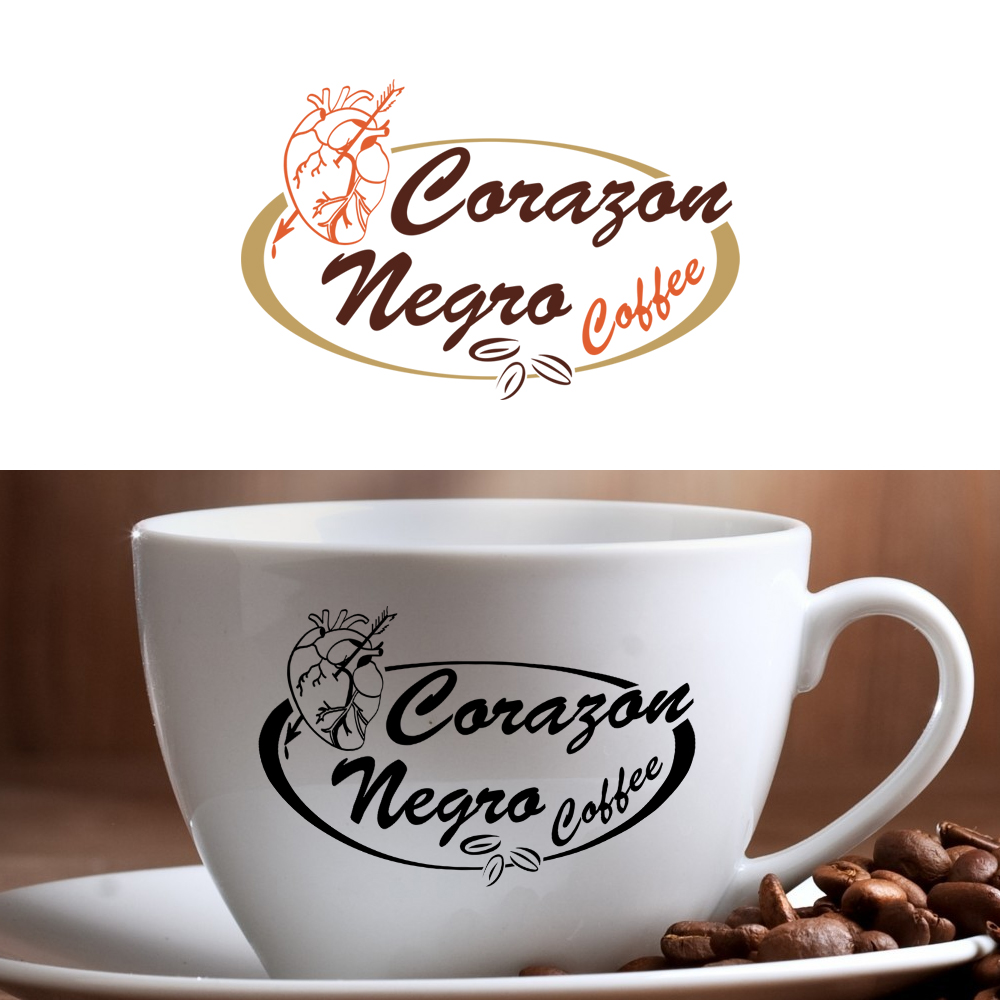 Logo-Design von Endre Gajdor für Corazon Negro Coffee | Design #18281880