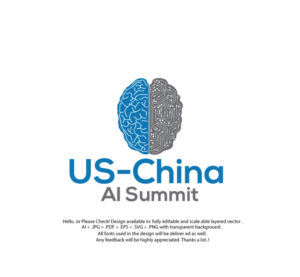 US-China AI Summit | Logo Design by juie design