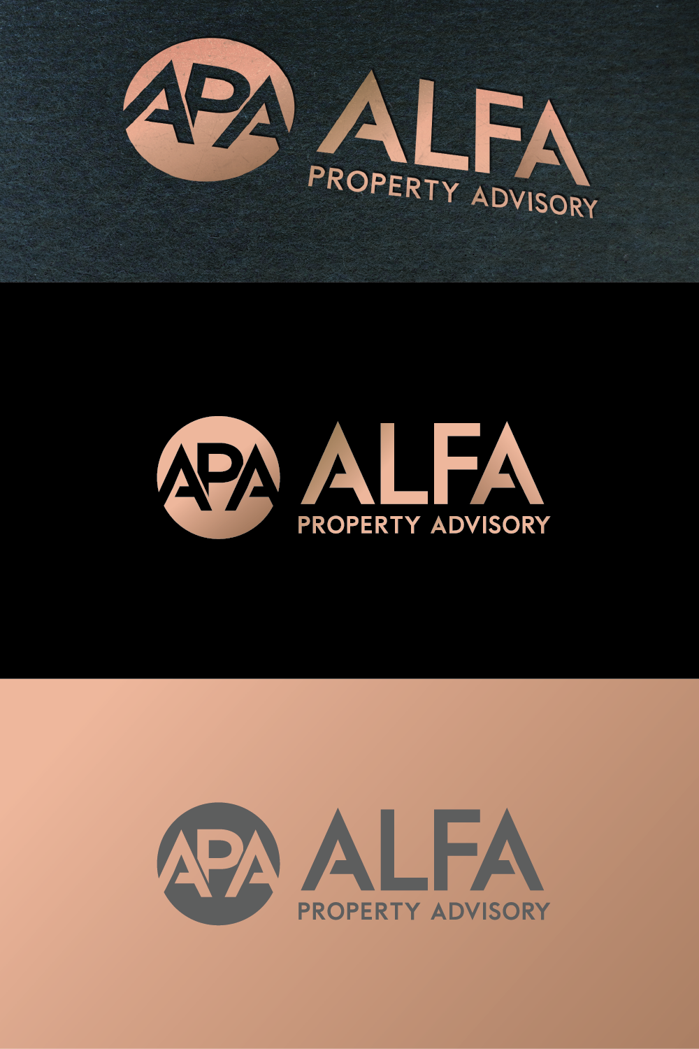 Diseño de Logo por Jugnu A Source para Alfa Property Advisory | Diseño: #18303124