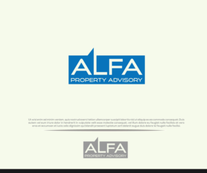 Diseño de Logo por Niizam's para Alfa Property Advisory | Diseño: #18301979