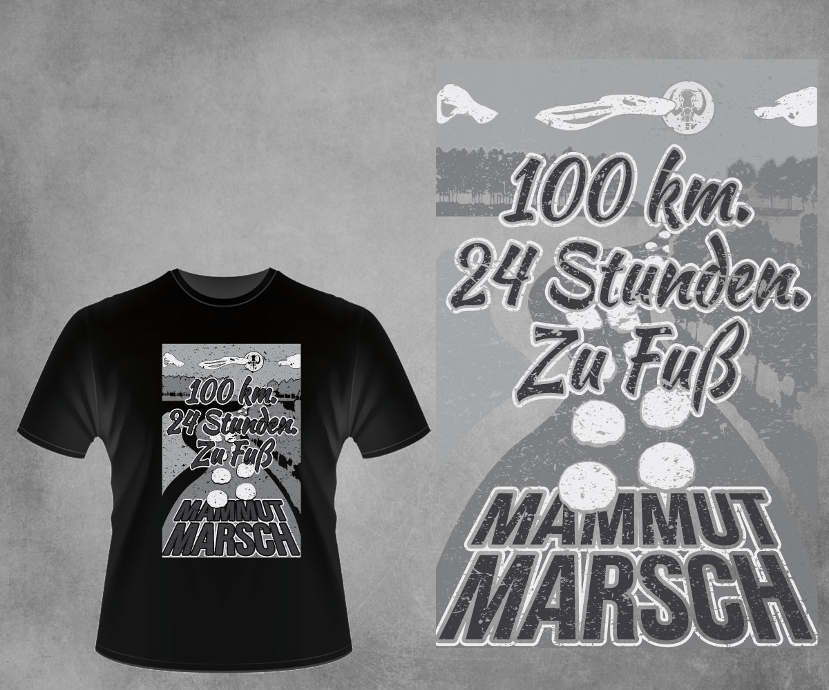 T-shirt Design by SpaGGy for Mammutmarsch | Design #18342071