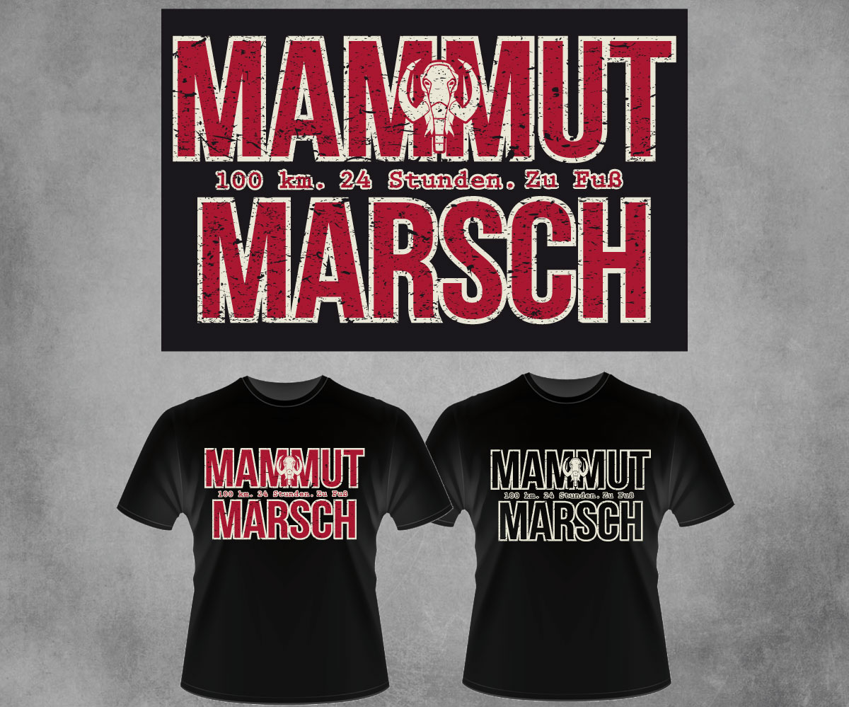 T-shirt Design by SpaGGy for Mammutmarsch | Design #18342106