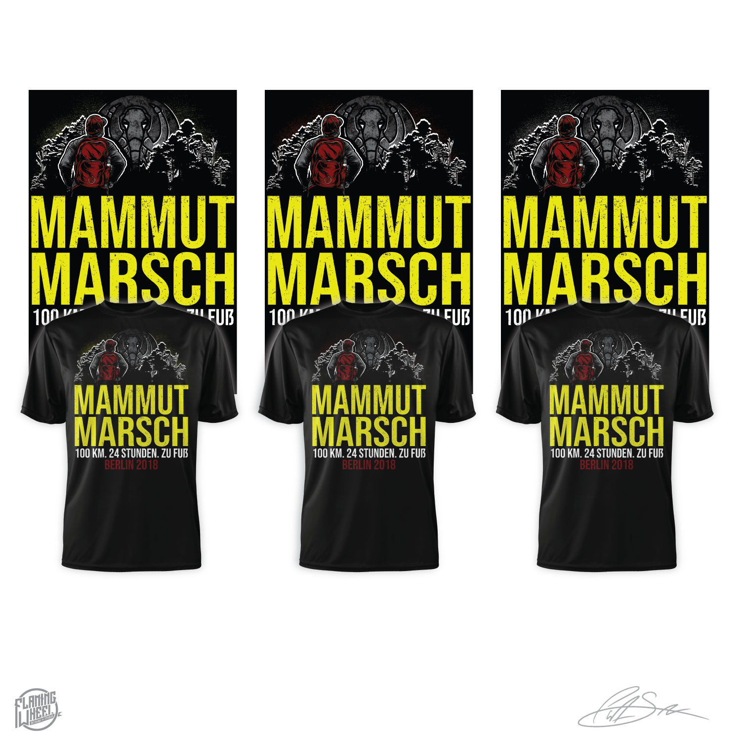 T-shirt Design by Pat Sullivan for Mammutmarsch | Design #18500236