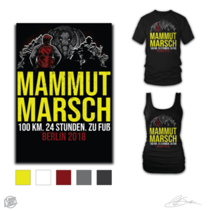 T-shirt Design by Pat Sullivan for Mammutmarsch | Design: #18519339