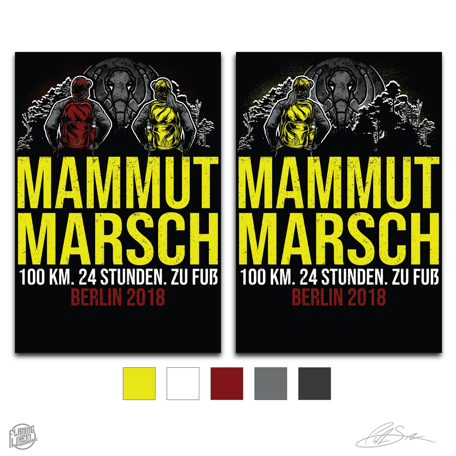 T-Shirt-Design von Pat Sullivan für Mammutmarsch | Design #18540092