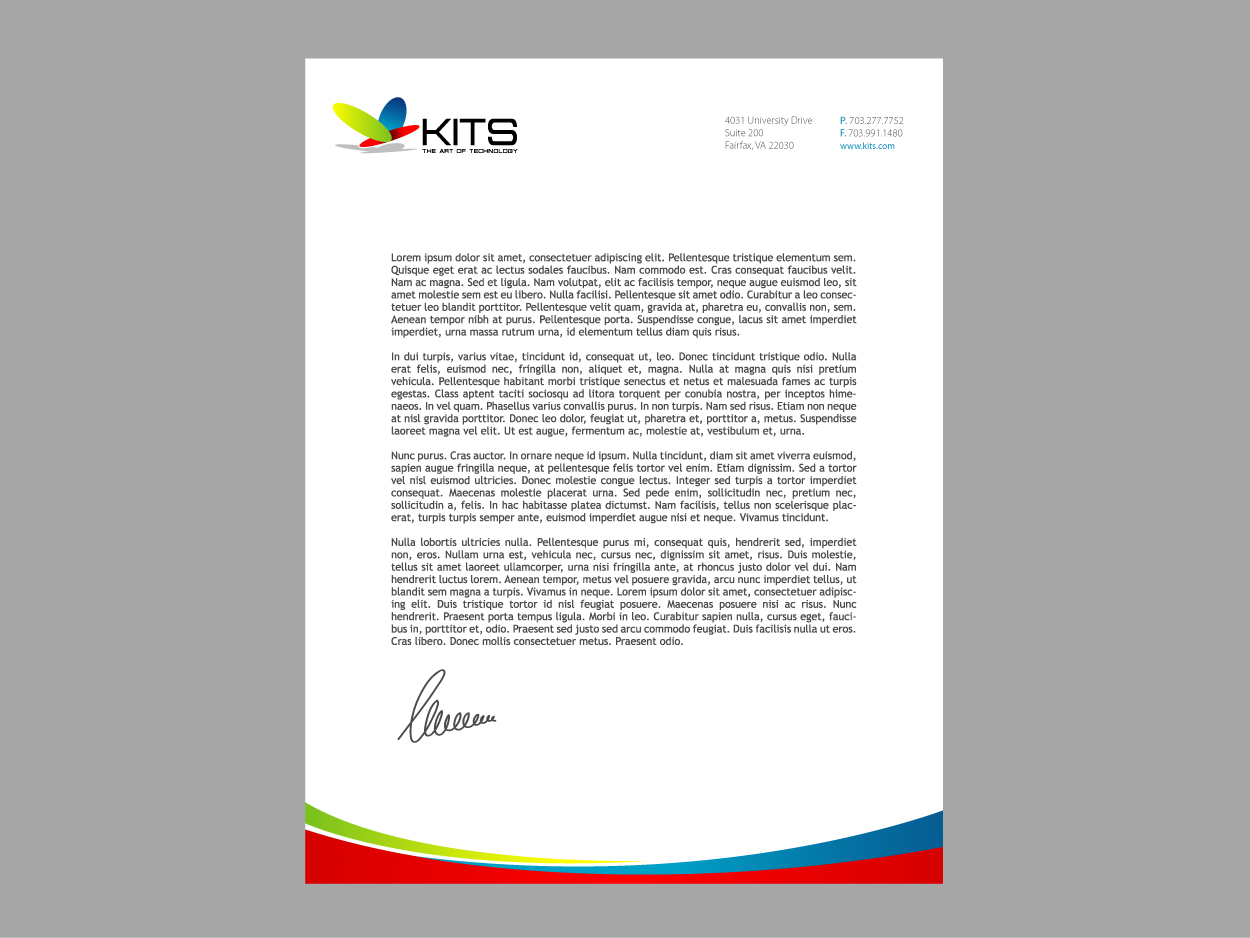 Letterhead Design by Nila for this project | Design #655471