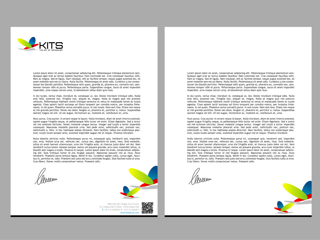 Letterhead Design by Nila for this project | Design #666123