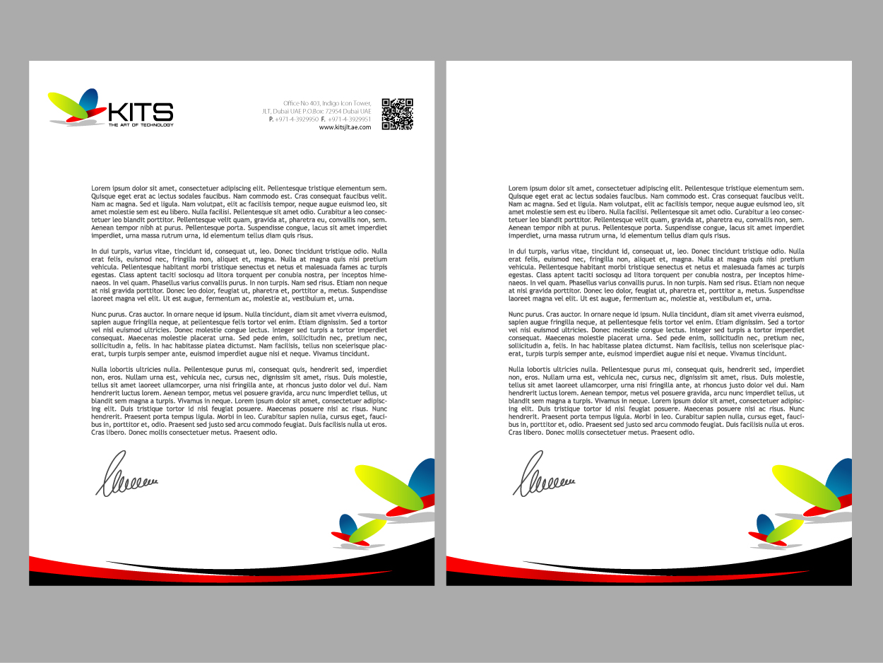 Letterhead Design by Nila for this project | Design #666153
