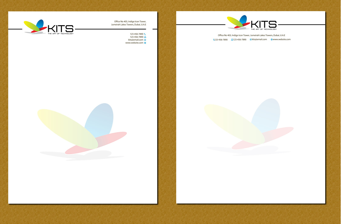 elegant letterhead design
