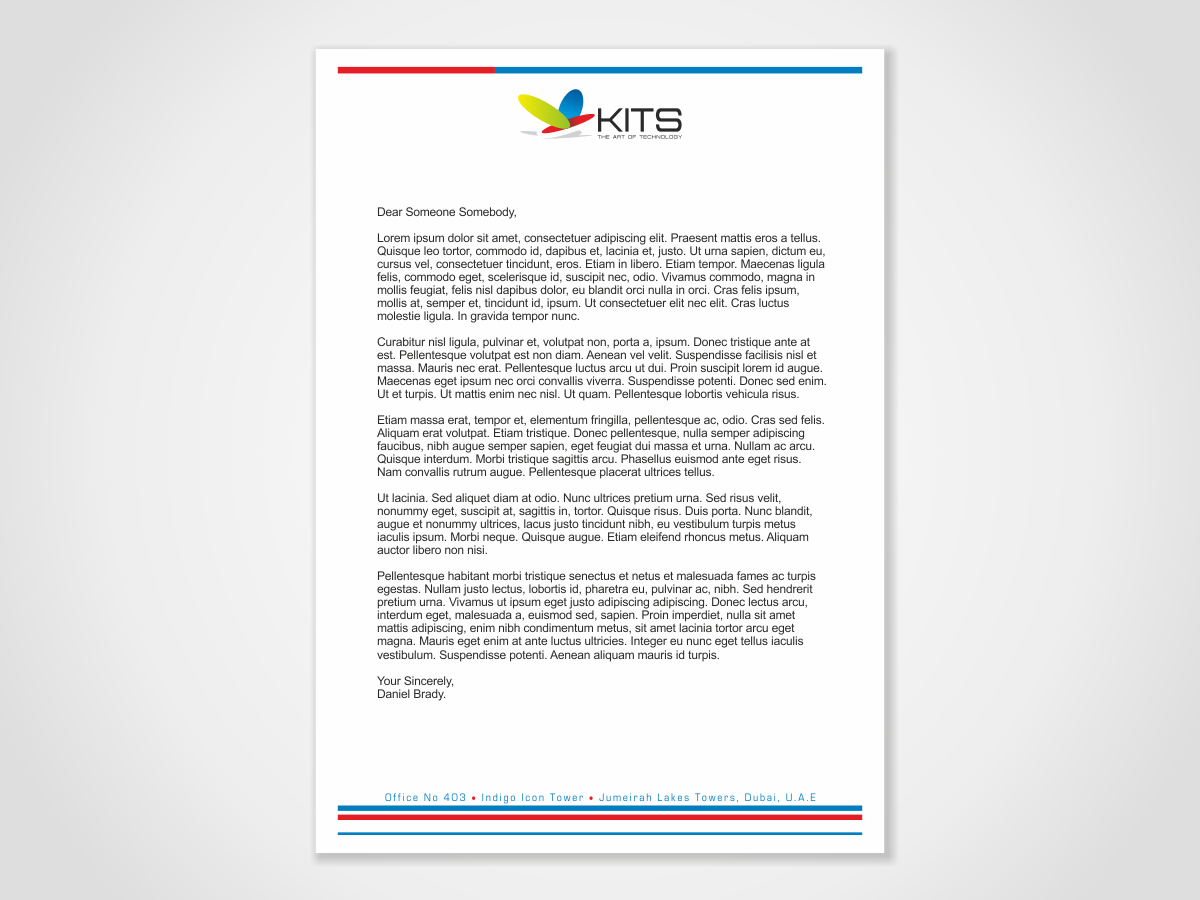 Briefkopf-Design von HYPdesign für dieses Projekt | Design #656767