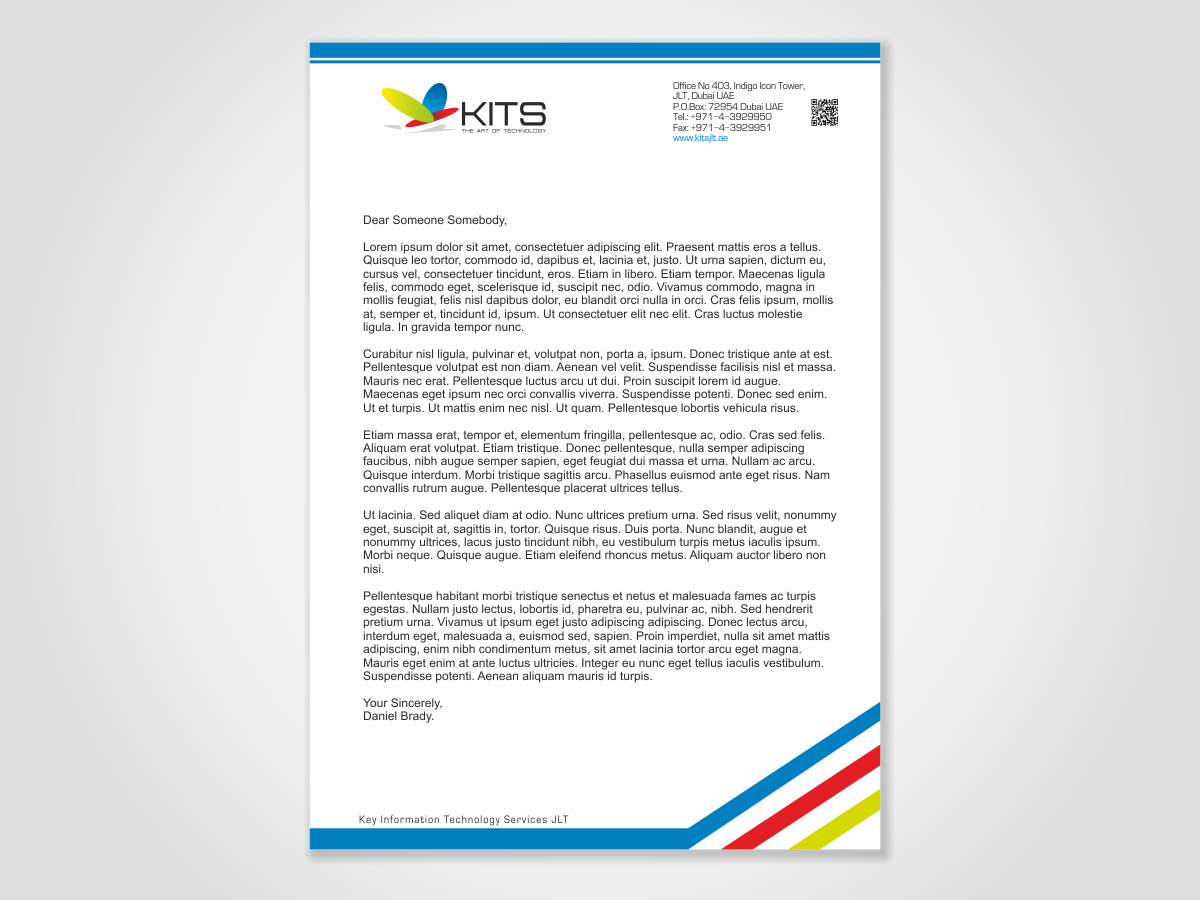 Letterhead Design by HYPdesign for this project | Design #664974