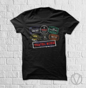Travel Inspired Unisex Tee Shirt  | T-shirt Design by vjosh