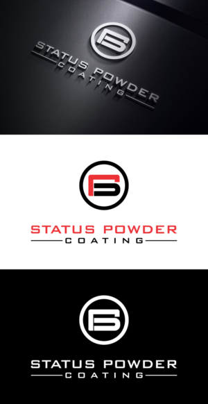 Status Powder Coating | Logo Design by fatiyadesign
