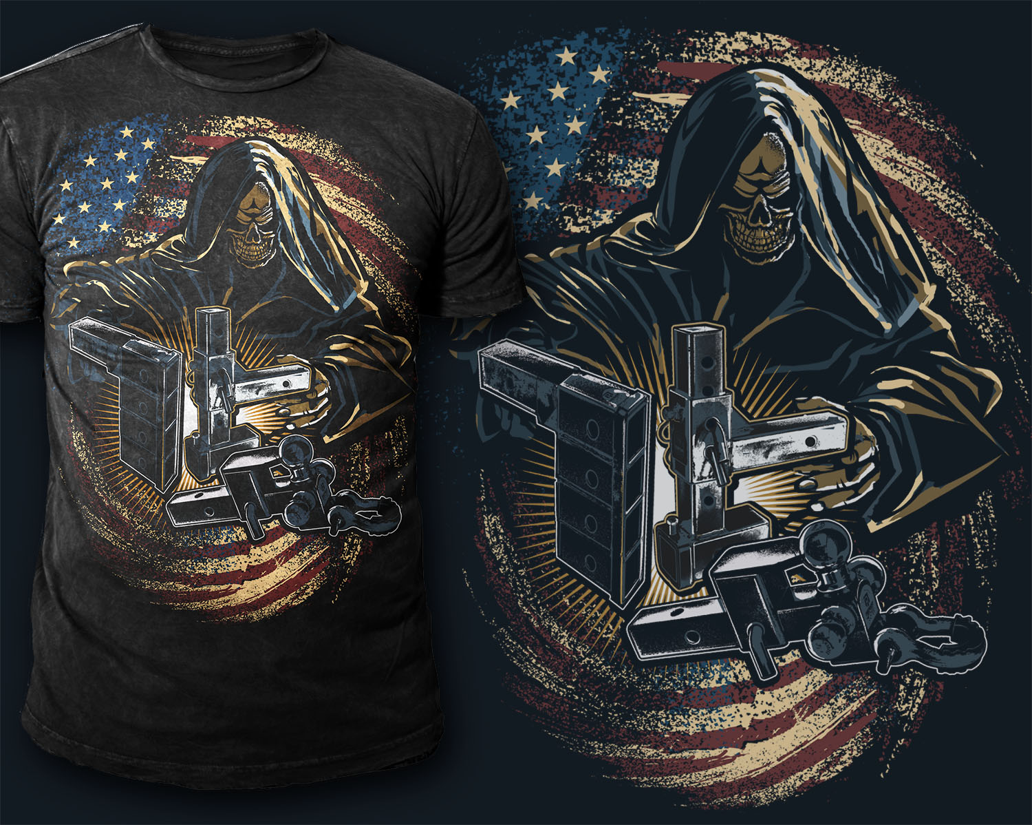 T-shirt Design by DCLA for Patriot Hitches, LLC | Design #20916956