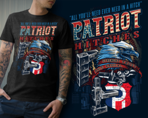 Design de T-shirt par DCLA pour Patriot Hitches, LLC | Design : #21071815