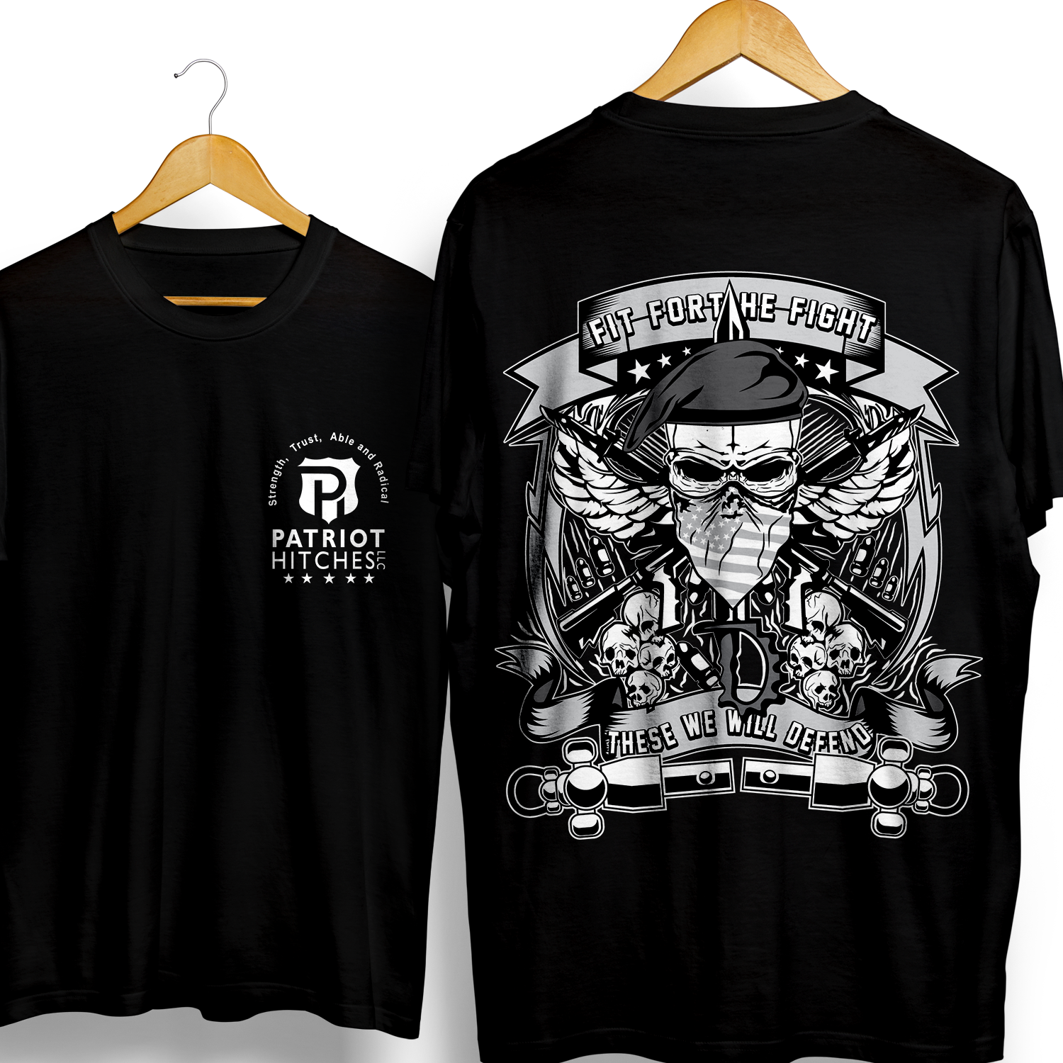 T-shirt Design by mekhfioui for Patriot Hitches, LLC | Design #21067961