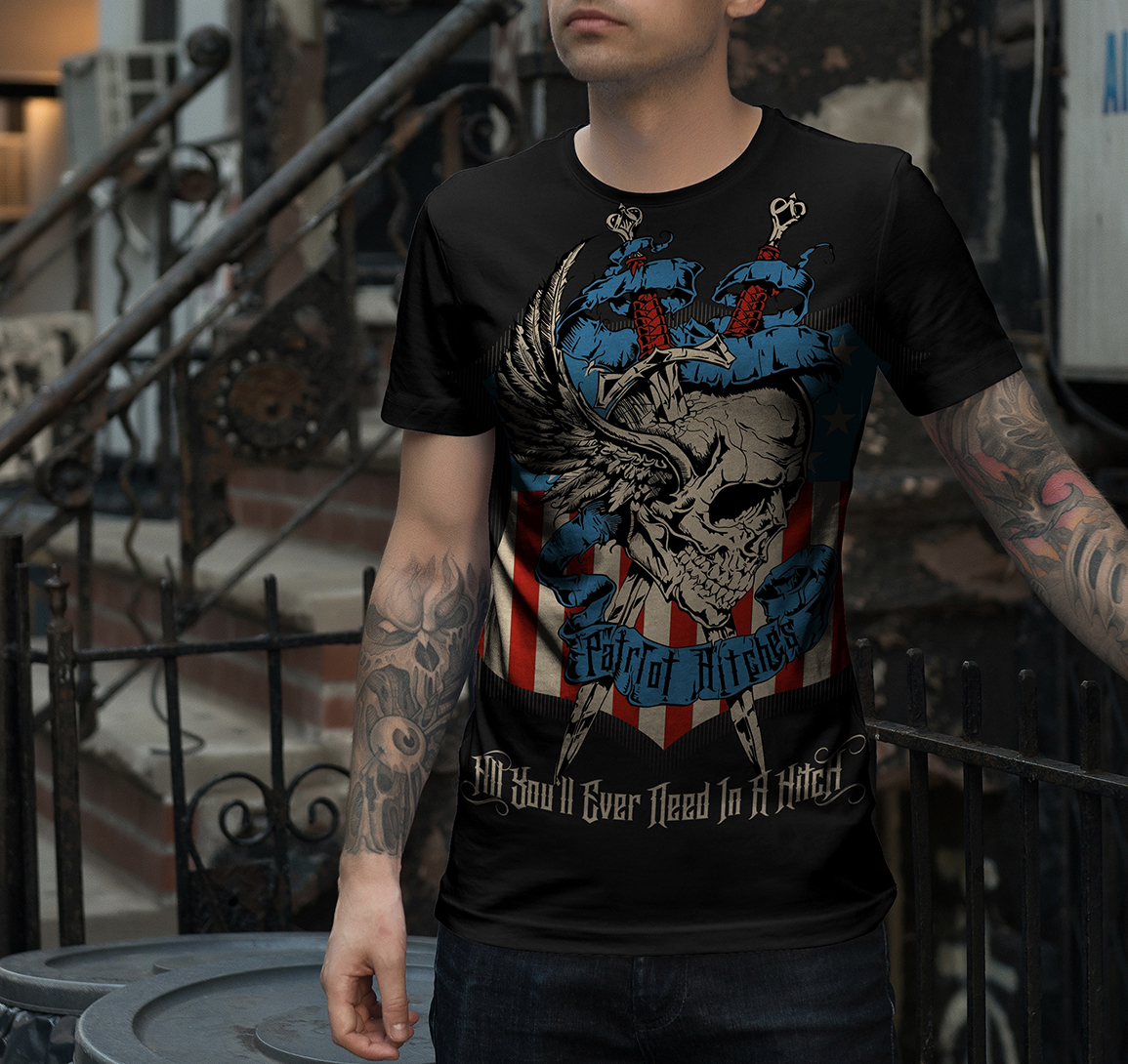 T-Shirt-Design von Tengku Shahril Norzaimi für Patriot Hitches, LLC | Design #20991910