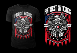T-shirt Design by D'Mono for Patriot Hitches, LLC | Design: #21020248