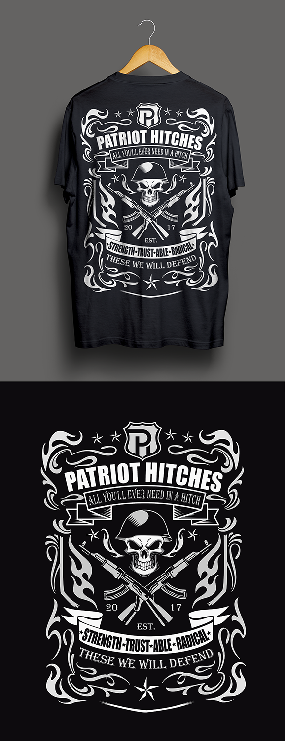 T-shirt Design by Alpha_Creative for Patriot Hitches, LLC | Design #20958238
