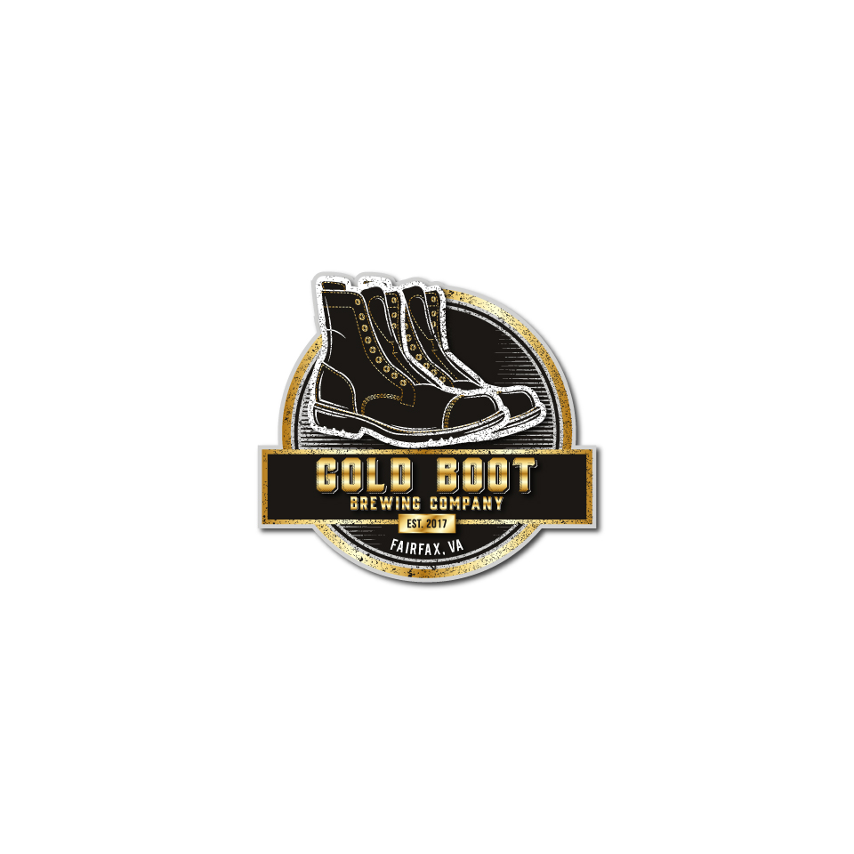 Logo Design by WILD FOX Desing Studio for Gold Boot Brewing Company | Design #18293807