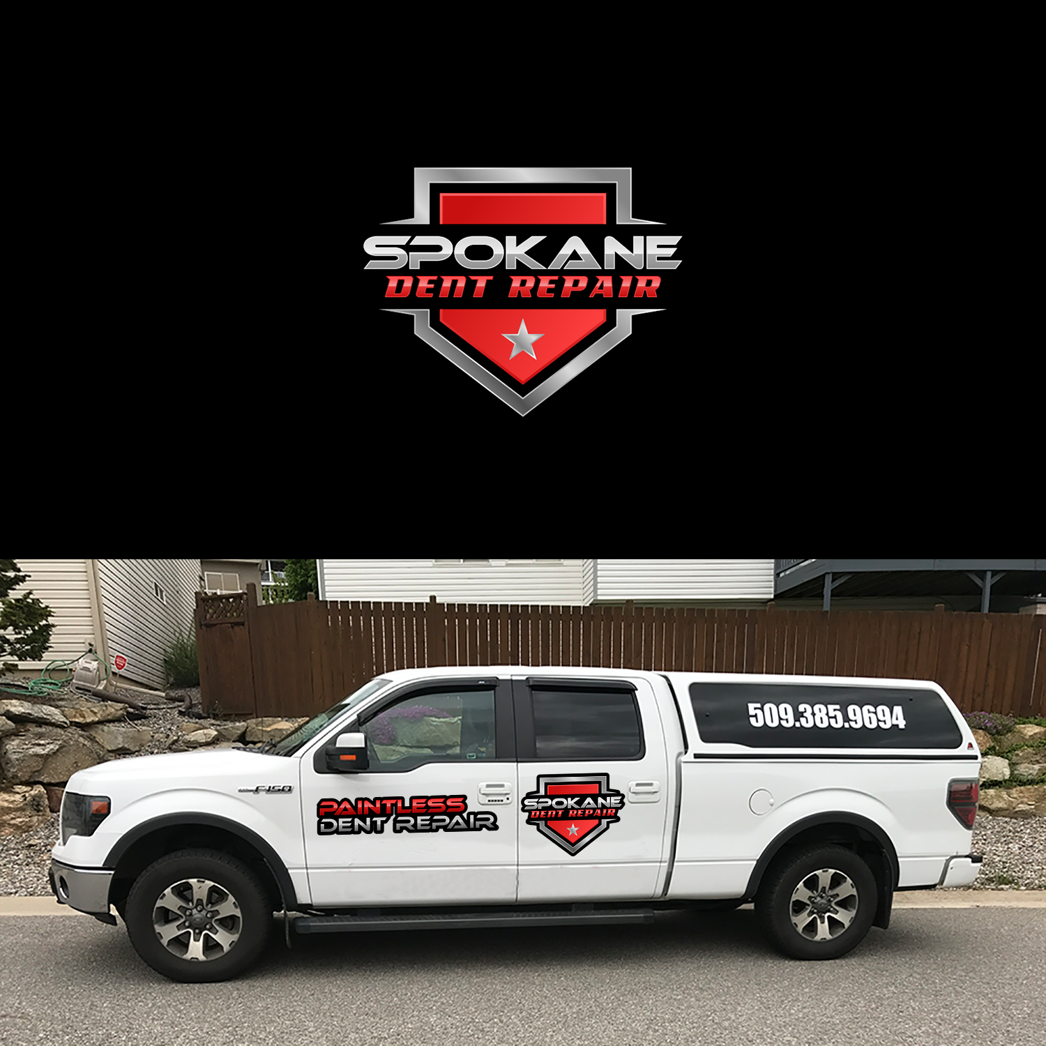 Logo-Design von normi für Spokane Dent Repair  | Design #18449915