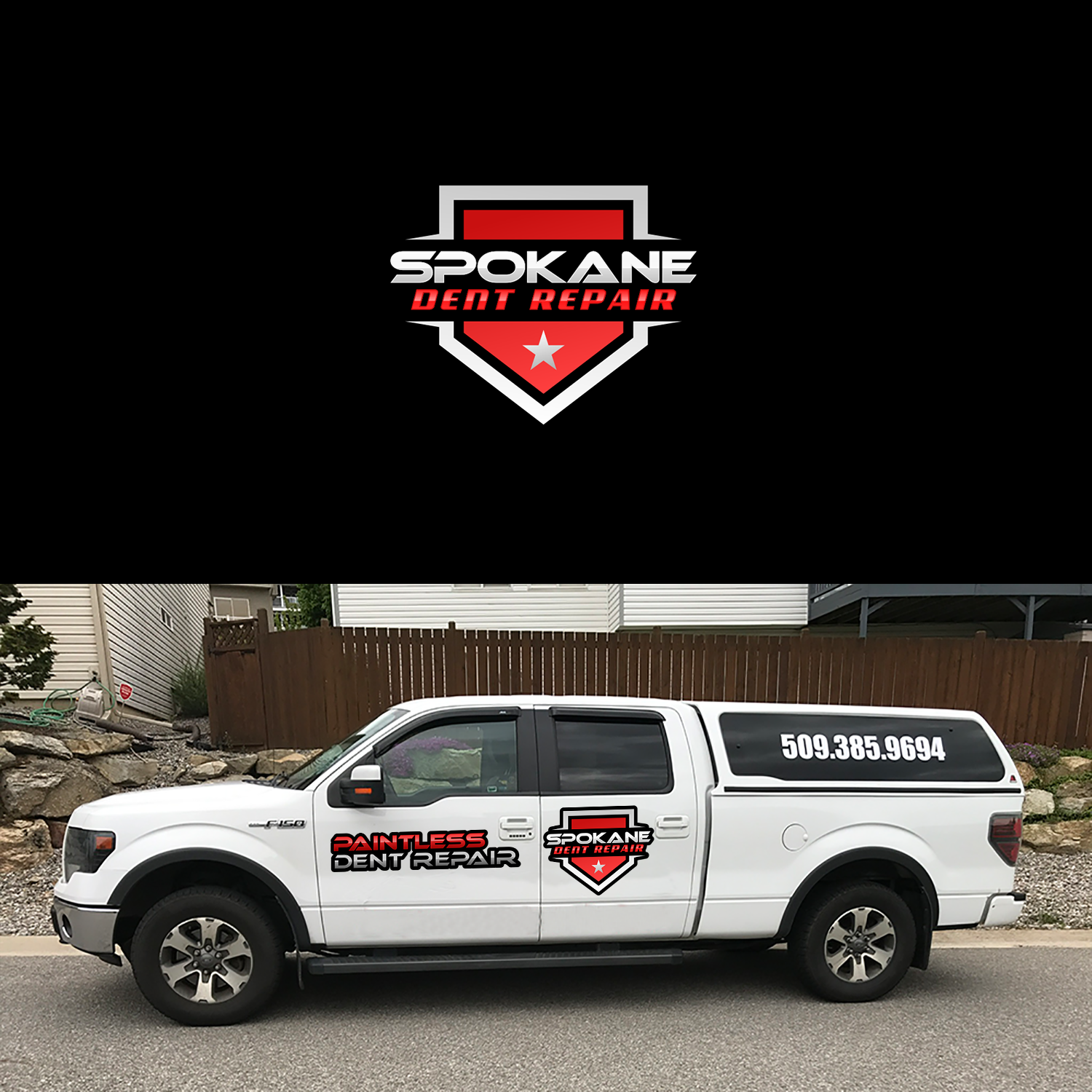 Logo-Design von normi für Spokane Dent Repair  | Design #18449970