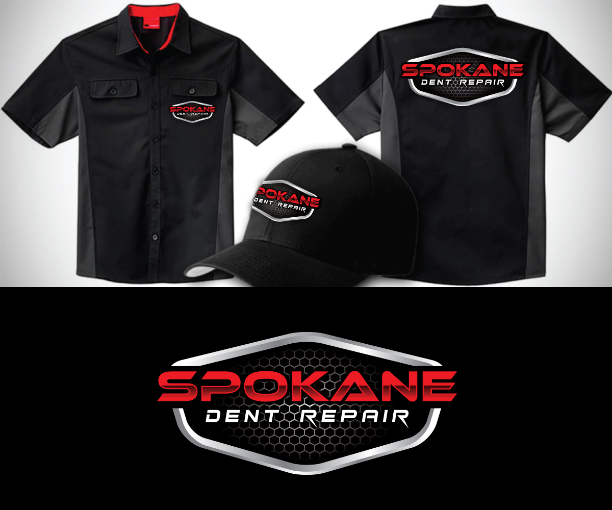 Logo Design by logoguider for Spokane Dent Repair  | Design: #18330954
