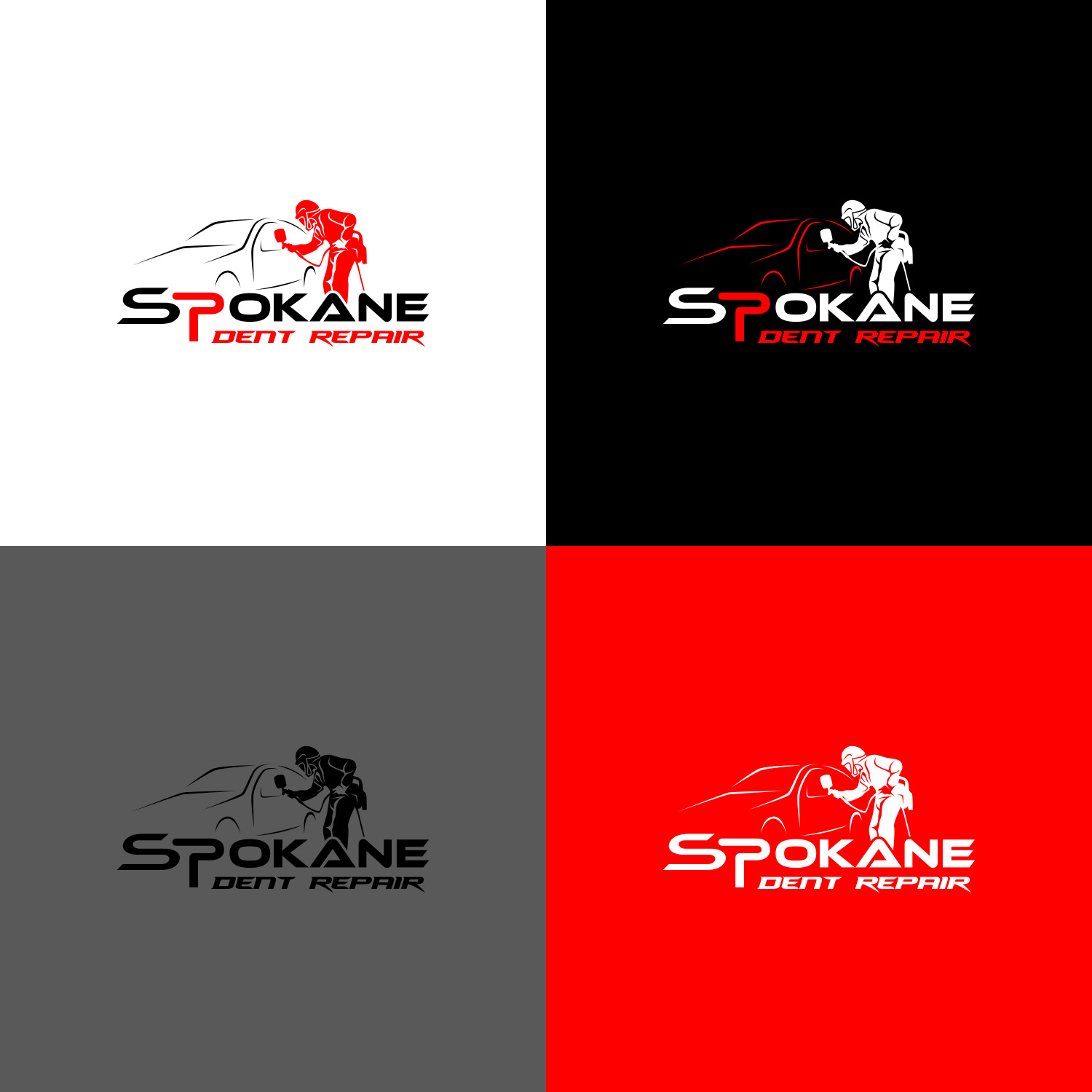 Diseño de Logo por eonesh para Spokane Dent Repair  | Diseño #18319805
