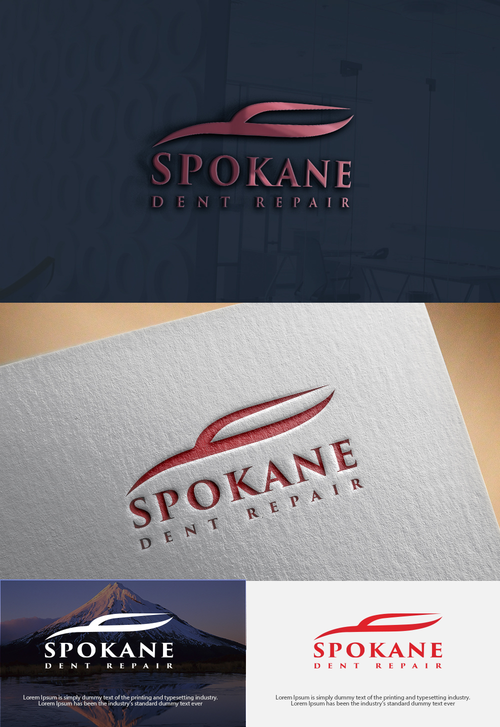 Logo Design by dr ghulam mustafa sahab for Spokane Dent Repair  | Design #18366207