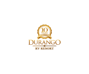 Durango RV Resort, 10 Years, Excellence on the River | Logo Design by Mario