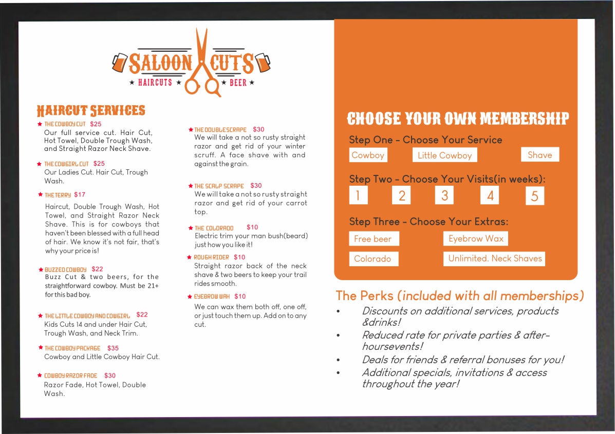 Menu Design by fumbh.designs for this project | Design #18455354