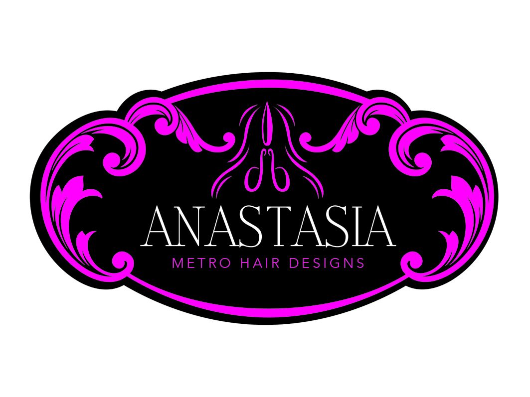 Logo Design by Adam Knights for Anastasia Metro Hair Designs Inc | Design #2804226