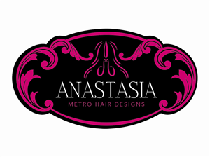 Logo Design by Adam Knights for Anastasia Metro Hair Designs Inc | Design: #2804226