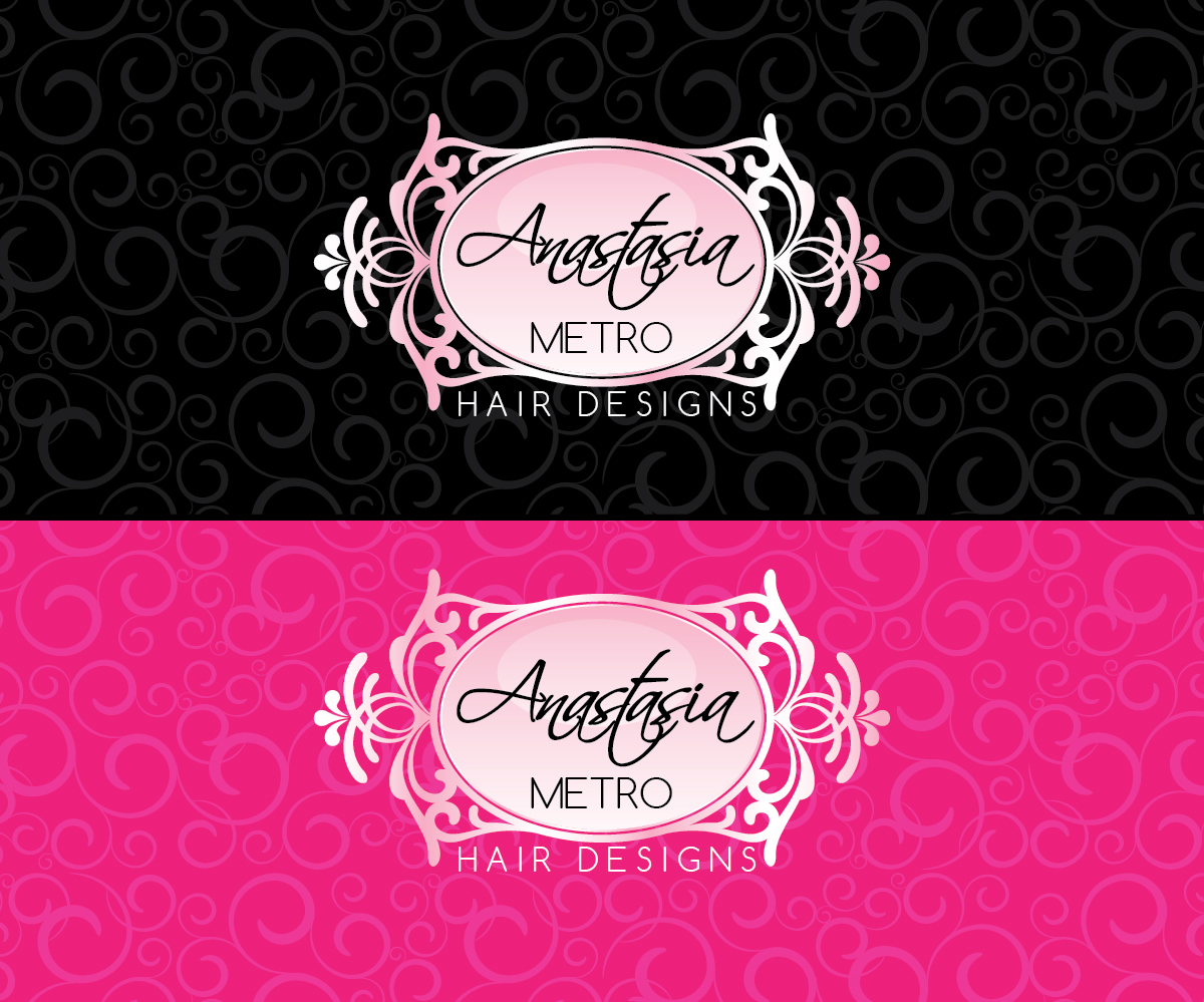 Logo Design by joliau for Anastasia Metro Hair Designs Inc | Design #2799503