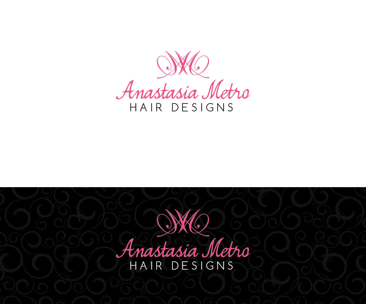 Logo Design by joliau for Anastasia Metro Hair Designs Inc | Design #2799513