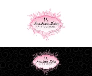 Logo Design by joliau for Anastasia Metro Hair Designs Inc | Design: #2801049