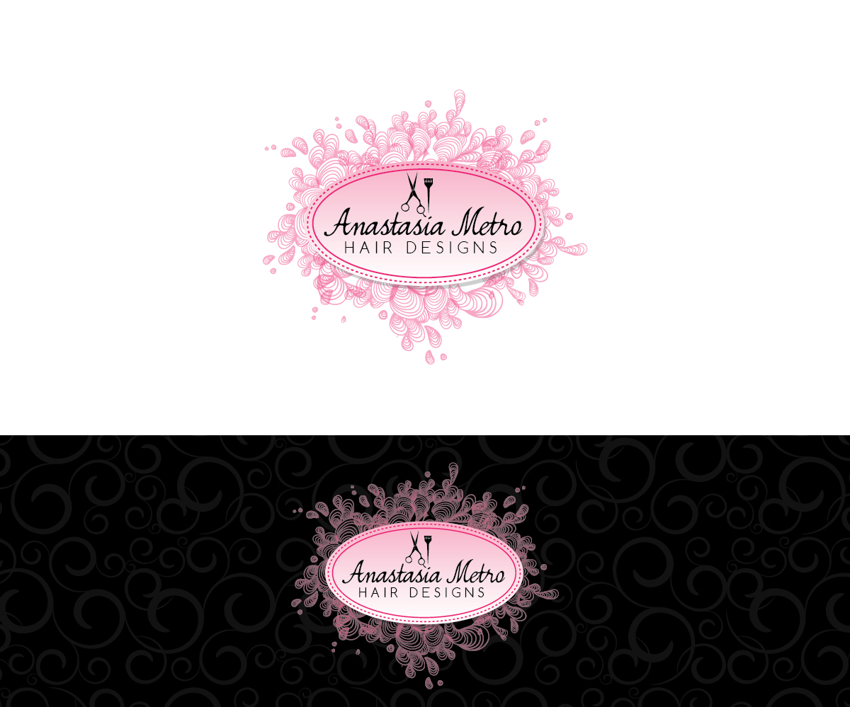 Logo Design by joliau for Anastasia Metro Hair Designs Inc | Design #2804428
