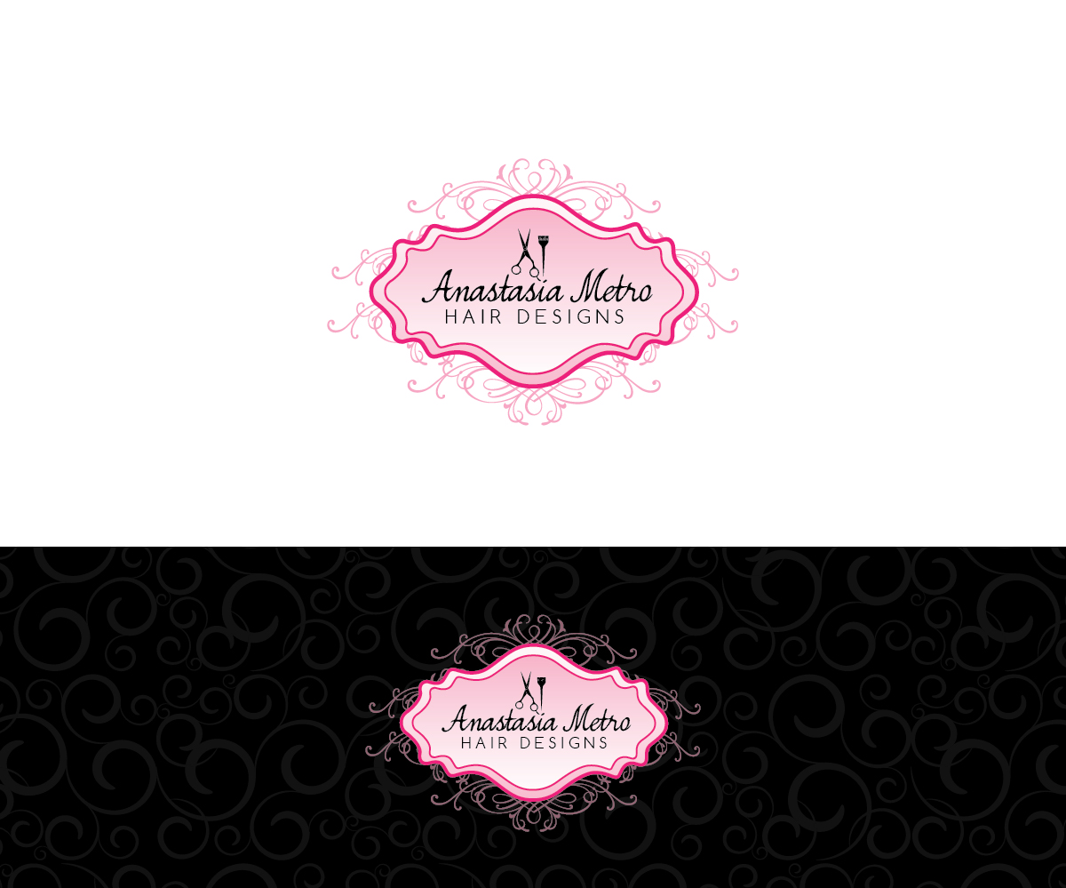 Logo Design by joliau for Anastasia Metro Hair Designs Inc | Design #2804430