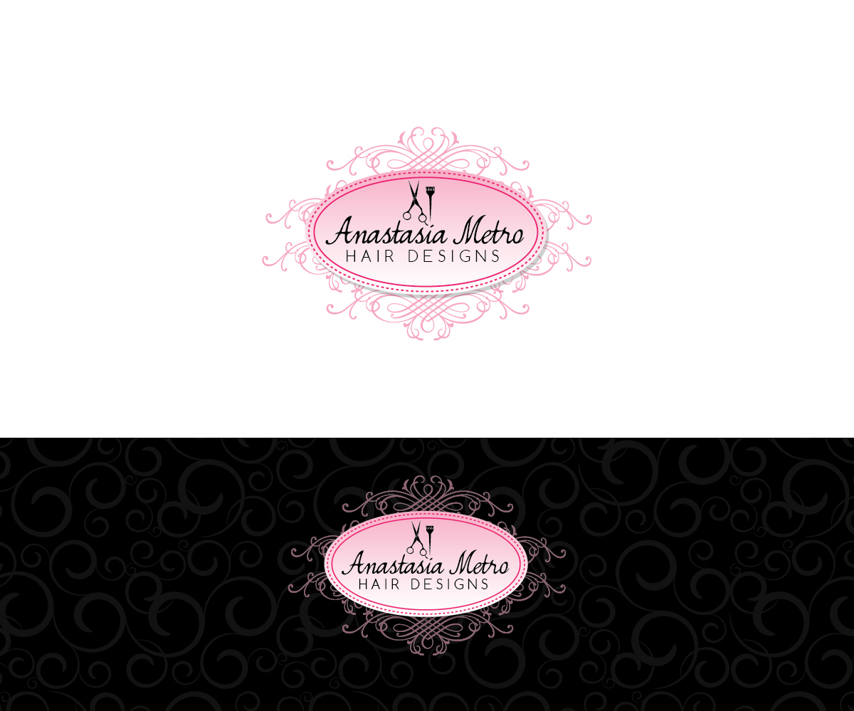 Logo Design by joliau for Anastasia Metro Hair Designs Inc | Design #2804431