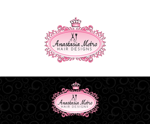 Logo Design by joliau for Anastasia Metro Hair Designs Inc | Design: #2804432
