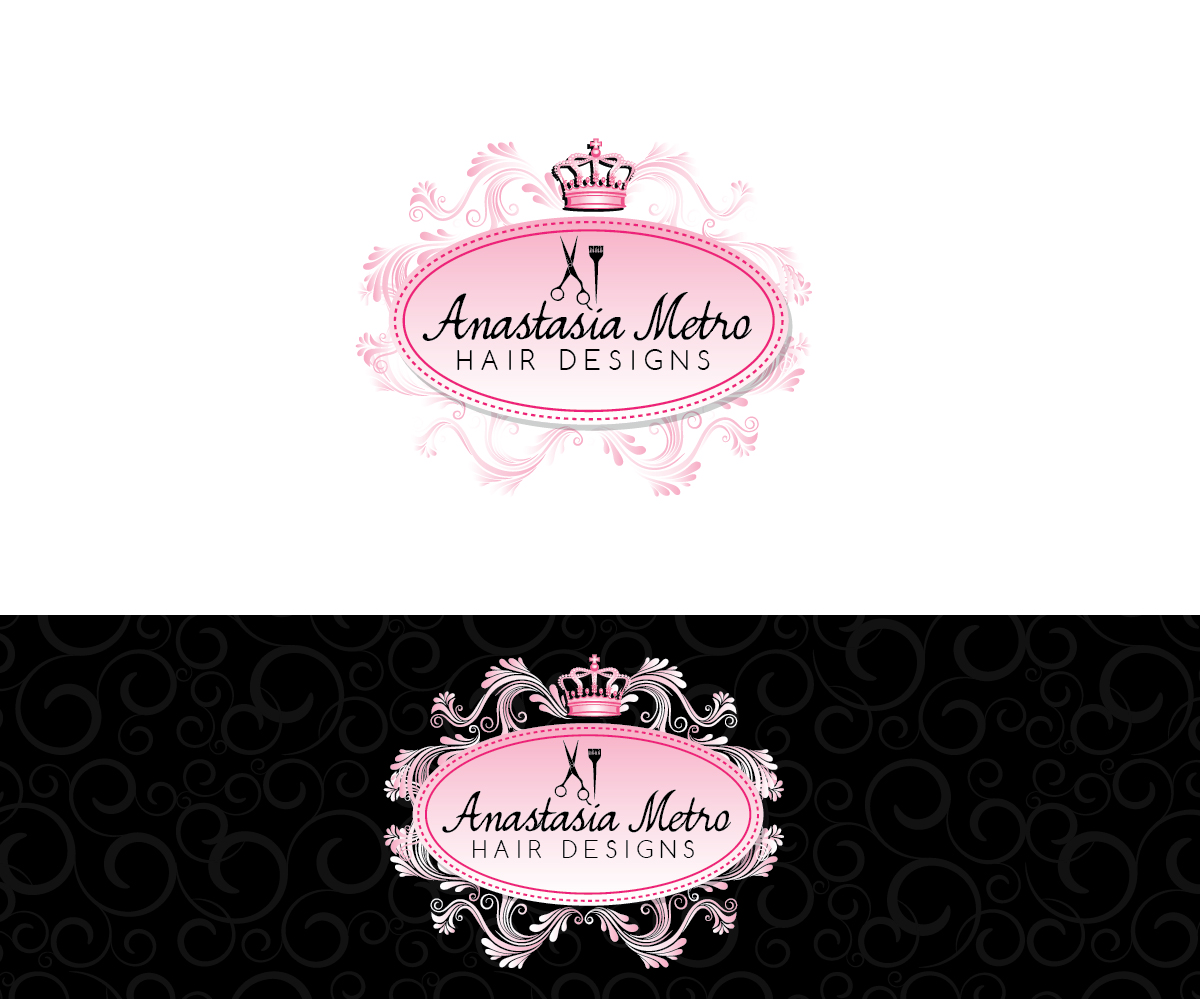 Logo Design by joliau for Anastasia Metro Hair Designs Inc | Design #2809015