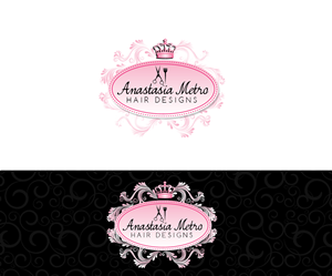 Logo Design by joliau for Anastasia Metro Hair Designs Inc | Design: #2809015