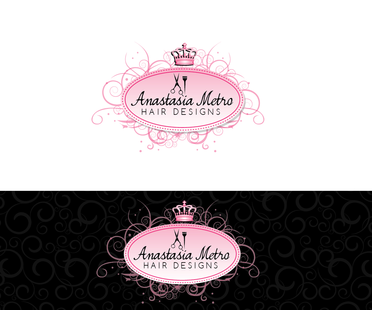 Logo Design by joliau for Anastasia Metro Hair Designs Inc | Design #2809016