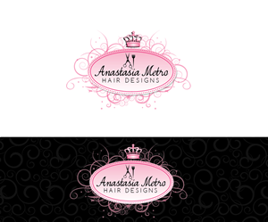 Logo Design by joliau for Anastasia Metro Hair Designs Inc | Design: #2809016