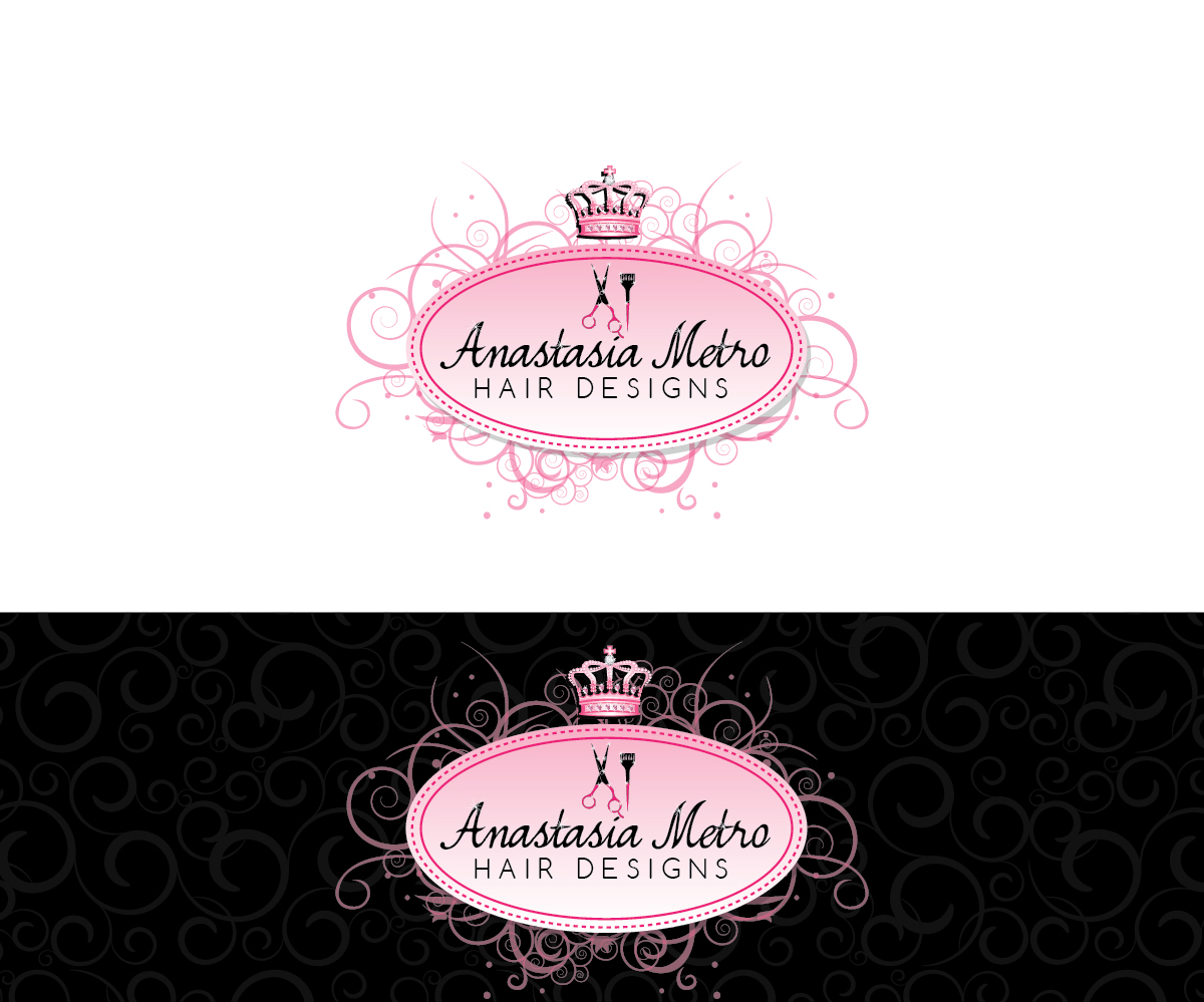 Logo Design by joliau for Anastasia Metro Hair Designs Inc | Design #2814561